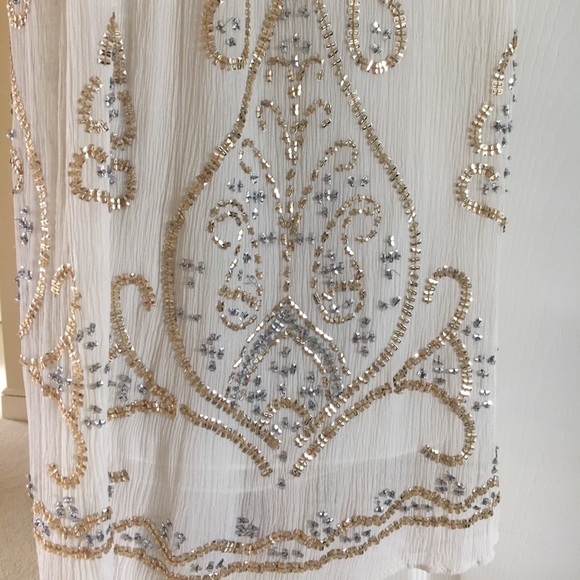 Calypso St. Barth Niut silk beaded skirt NWT!! - Picture 5 of 8